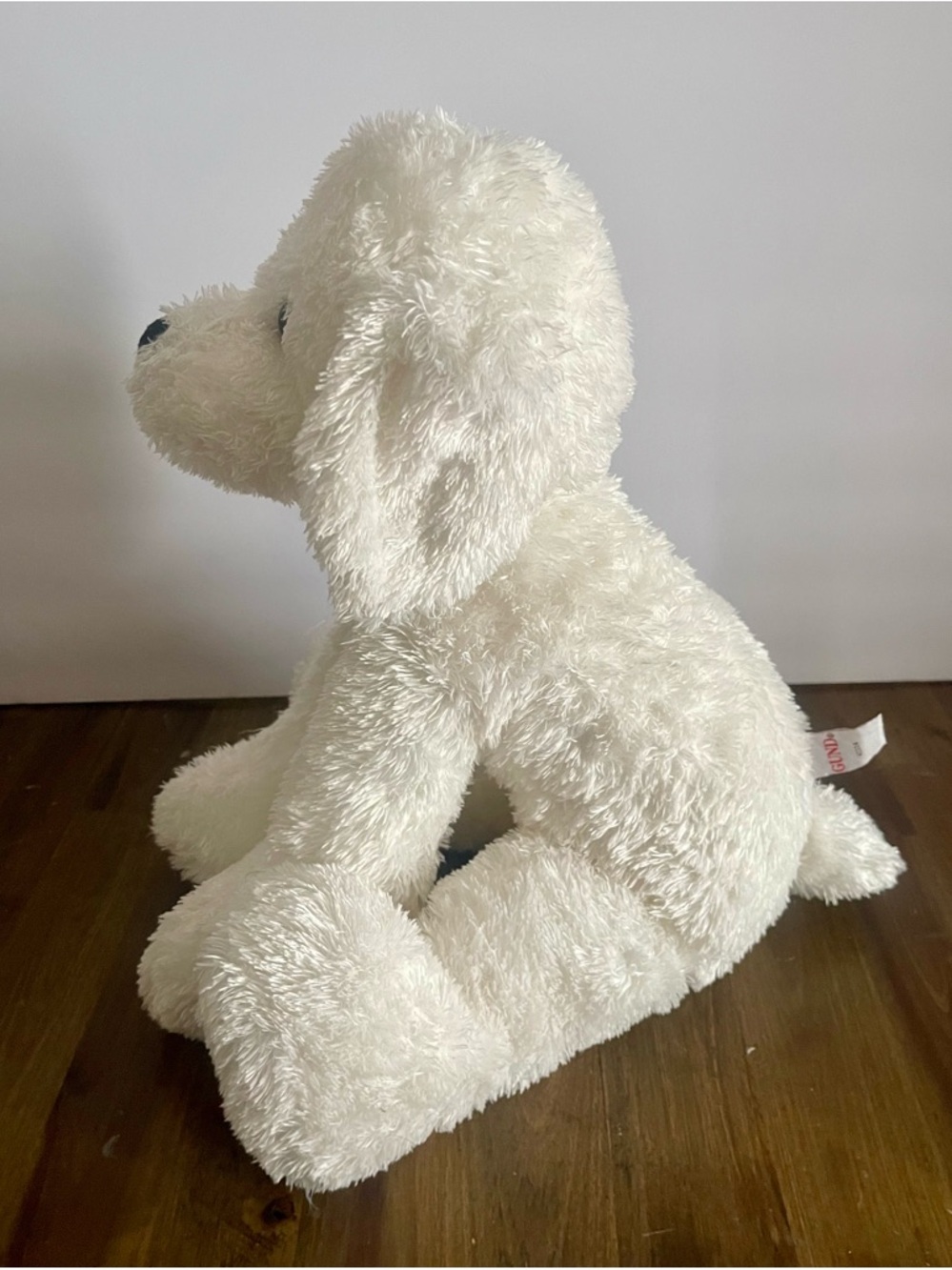 Vintage Gund White Puppy Dog 43334 Plush 17" Boscov's Blizzard Stuffed Animal - Picture 2 of 6